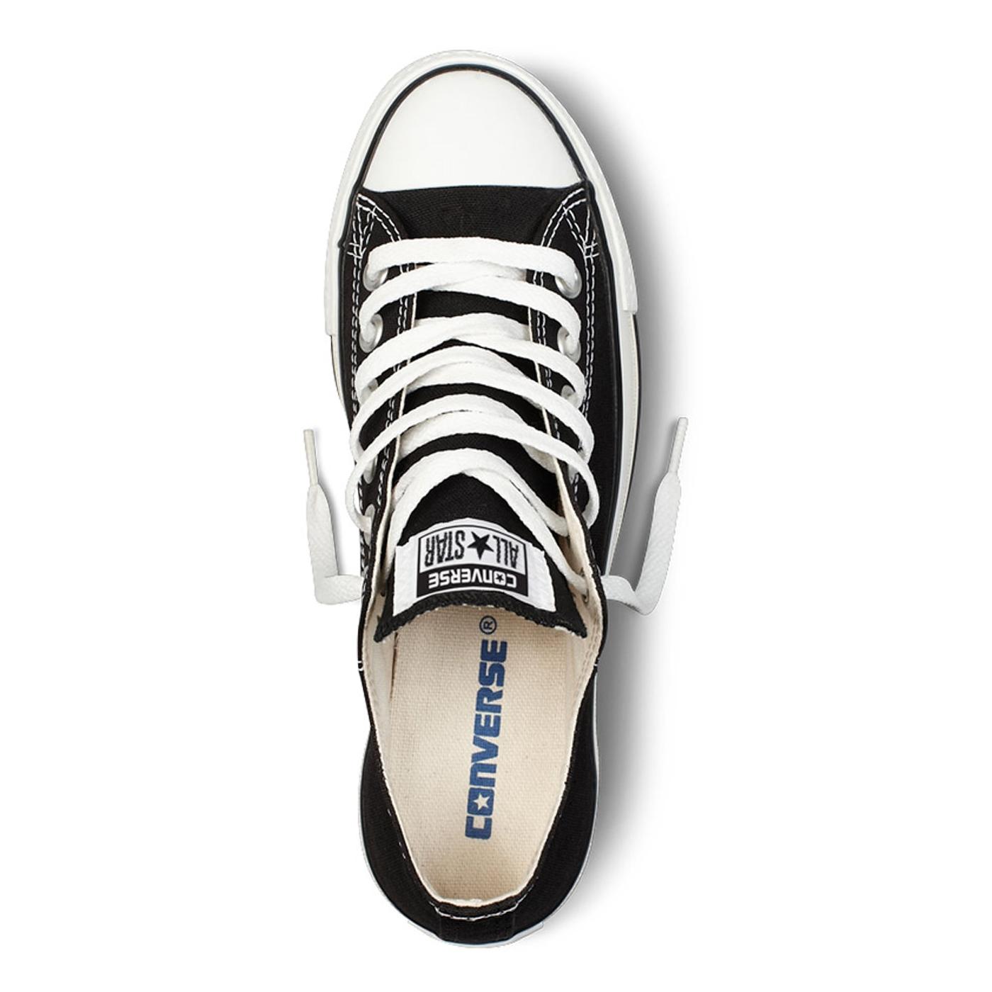 zapatilla converse chuck taylor baja lona, negro