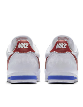 Nike cortez hombre top blancas