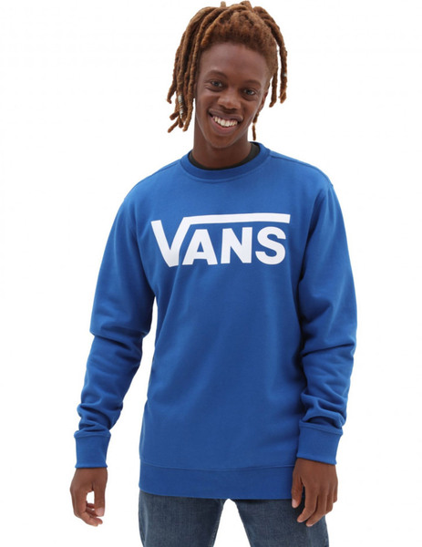 SUDADERA VANS CLASSIC CREW II AZUL