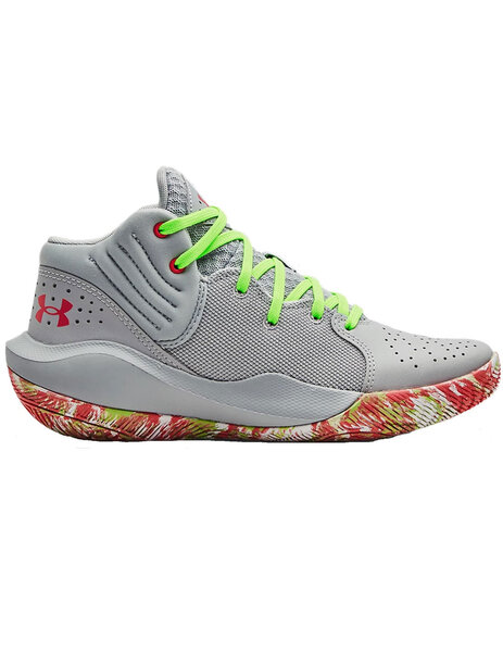 ZAPATILLA UNDER ARMOUR DE BALONCESTO JUNIOR GRIS