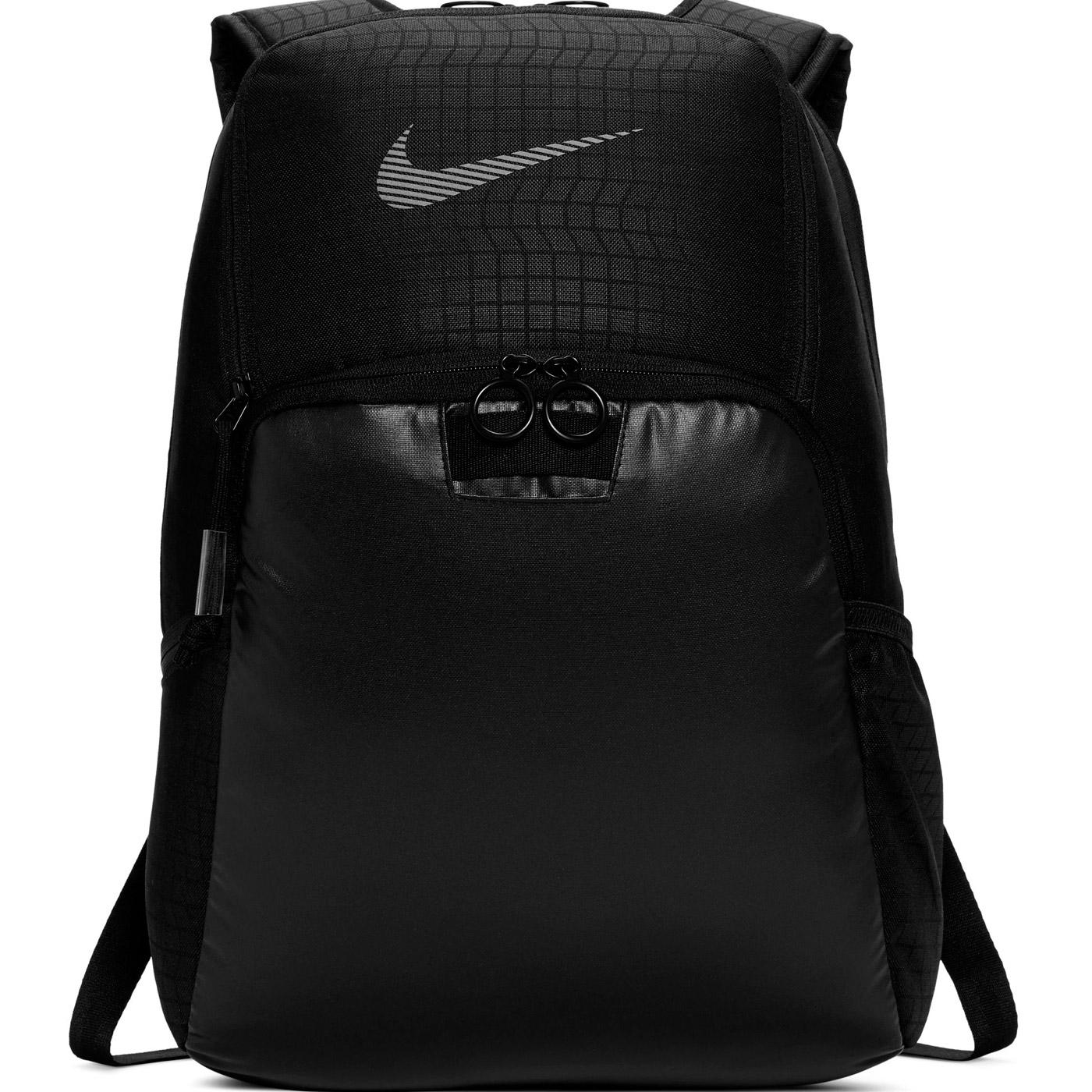 Nike Brasilia - Mochila de entrenamiento tamaño mediano, Negro, MISC