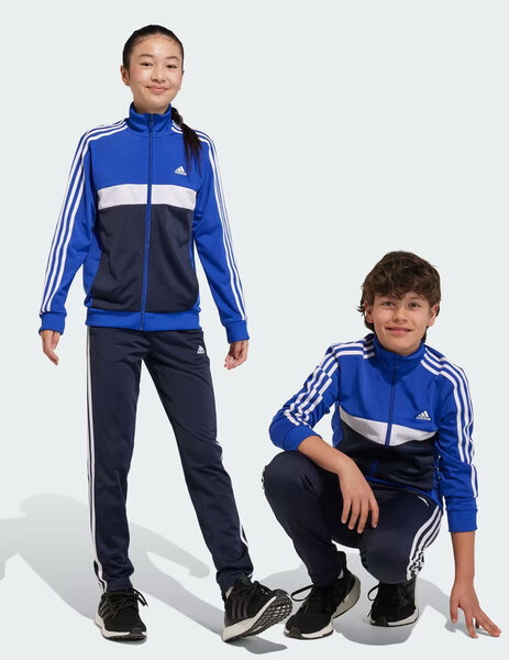 chandal adidas junior tiberio, negro/azul/blanco