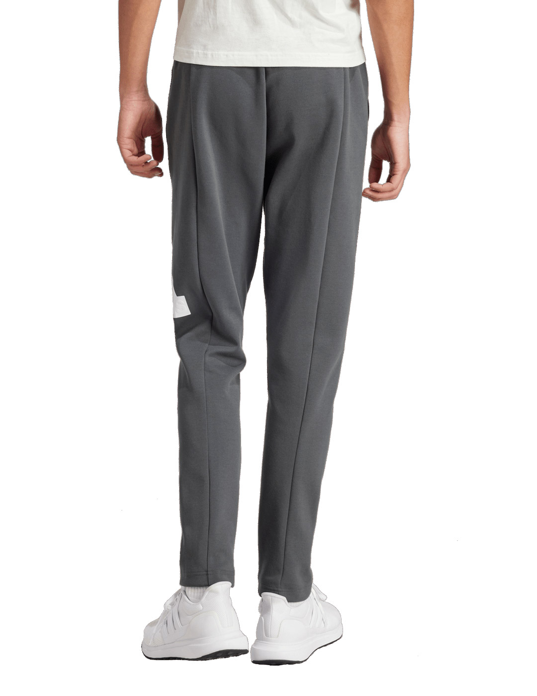 pantalón chandal hombre  adidas logo recto gris
