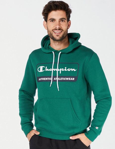 Fashion sudadera champion hombre verde