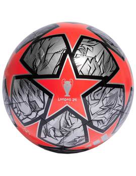 balón de fútbol champions adidas TRN FOIL, gris/rojo