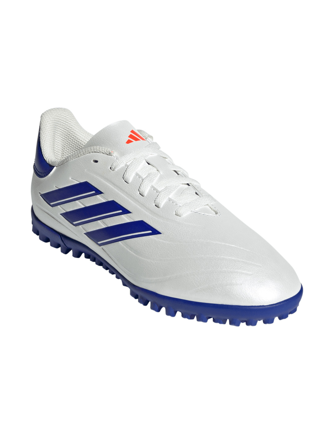 bota de fútbol adidas junior COPA PURE 2 CLUB TURF, blanco/azul