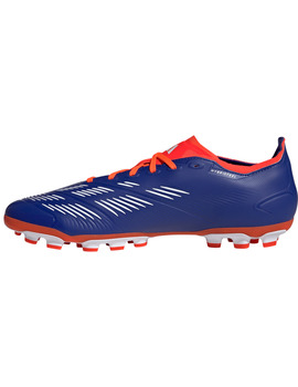 bota de fútbol adidas PREDATOR LEAGUE 2G/3G AG, marino/naranja