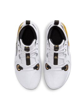 zapatilla de baloncesto junior nike AIR ZOOM CROSSOVER 2 , blanco/oro