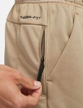 pantalón largo nike hombre  THERMA , camel