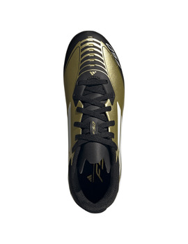 bota adidas junior F50 LEAGUE FG/MG J MESSI, dorado/negro