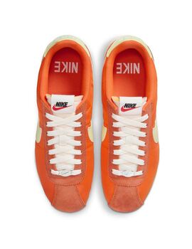 zapatilla mujer nike  CORTEZ TXT, naranja/beige