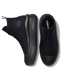 zapatillas Converse junior  MOVE HI negro