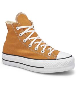 zapatilla converse mujer CTAS LIFT HI, camel