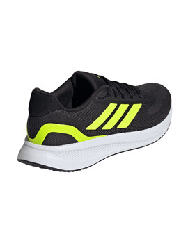 zapatilla running hombre adidas RUNFALCON 5, negro/verde fluor