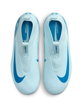 bota de fútbol niñ@ nike sin cordones ZOOM SUPERFLY 10 ACADEMY AG, celeste