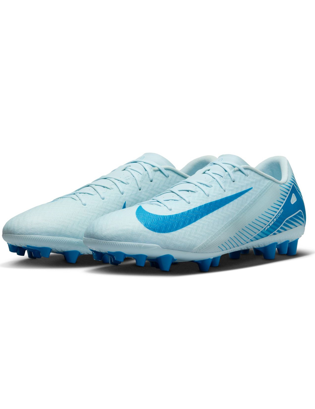 bota de fútbol  hombre nike ZOOM VAPOR 16 ACADEMY AG, celeste