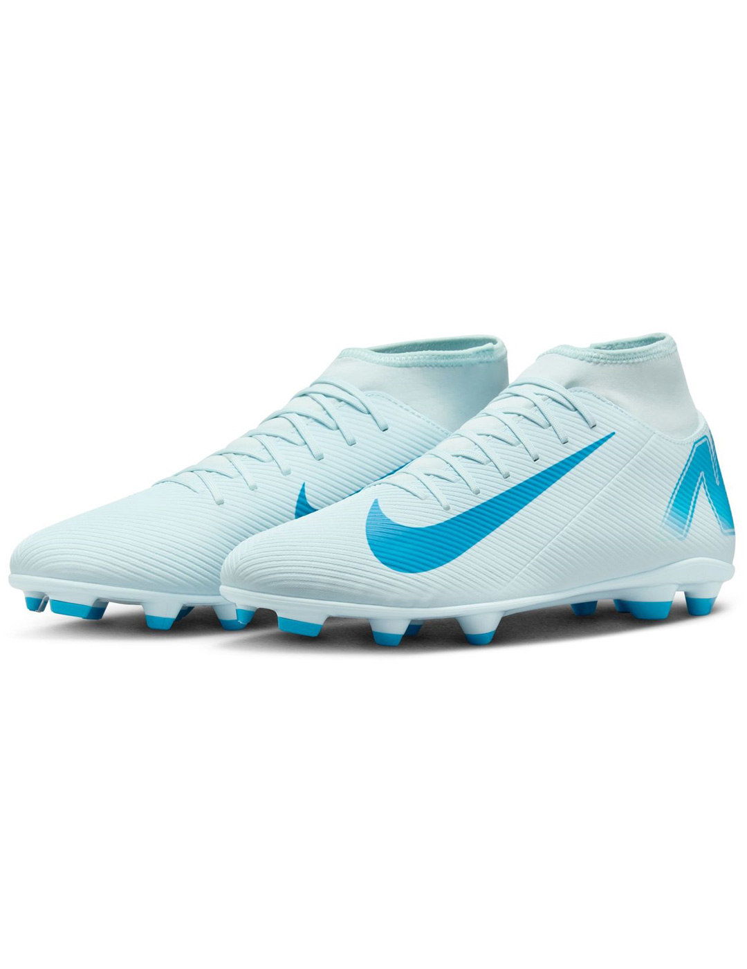 bota de fútbol hombre nike SUPERFLY 10 CLUB FG/MG, celeste