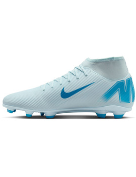 bota de fútbol hombre nike SUPERFLY 10 CLUB FG/MG, celeste