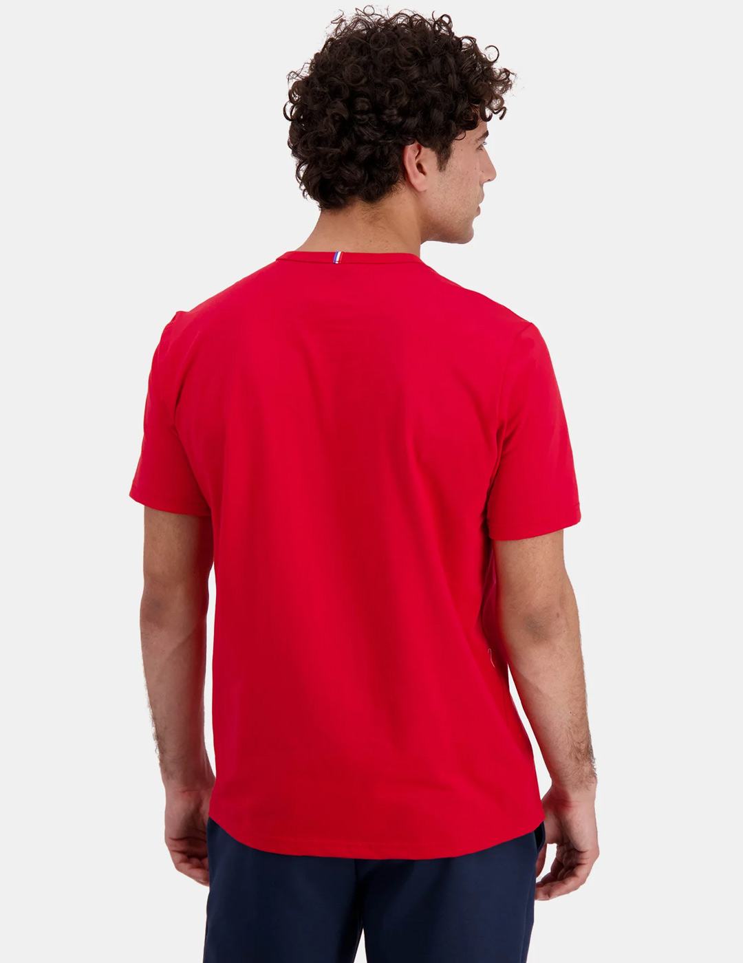 camiseta hombre le coq sportif rojo