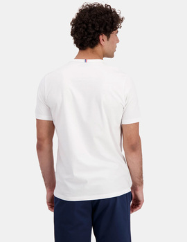 camiseta hombre le coq sportif blanco