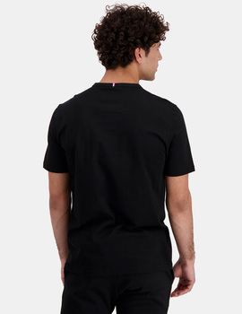 camiseta hombre le coq sportif negro