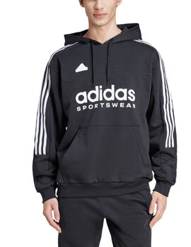 sudadera capucha hombre adidas TIRO negro