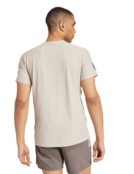 camiseta adidas hombre trainning manga corta, beige