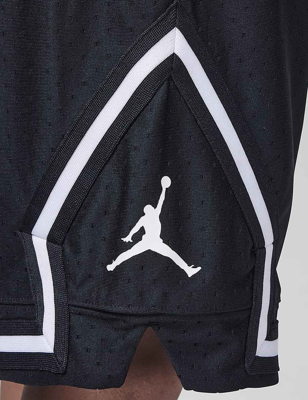 short Jordan Junior Diamond, negro