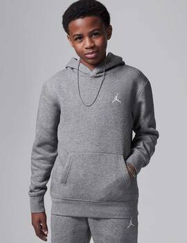 sudadera junior capucha Jordan, gris