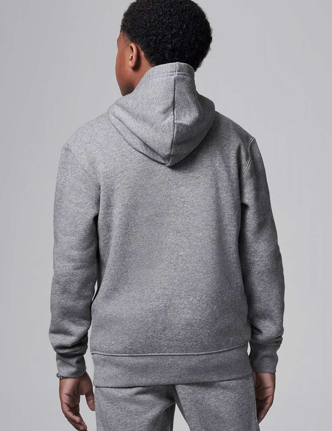 sudadera junior capucha Jordan, gris