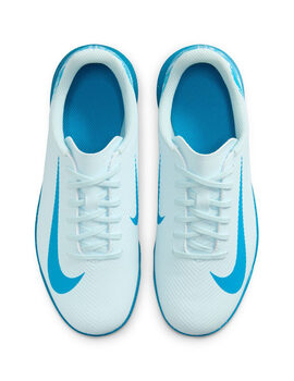 bota de fútbol nike JR VAPOR 16 CLUB TURF,azul celeste