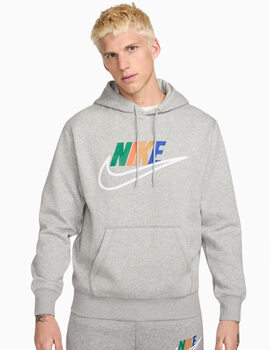 sudadera con capucha hombre nike  CLUB BB HDY FUTURA, gris