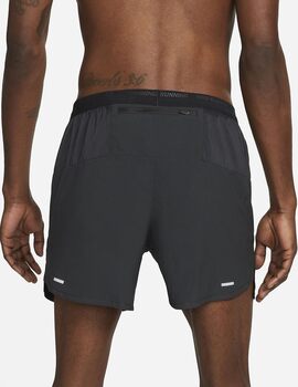 short running nike hombre STRIDE  DRI-FIT 5" negro