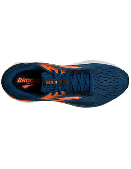 zapatilla running Brooks GHOST 16, marino/naranja