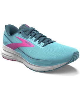 zapatilla running mujer Brooks TRACE 3, celeste/rosa