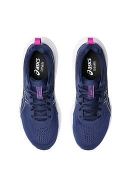 zapatilla running mujer Asics GEL-CONTEND 9, marino/rosa