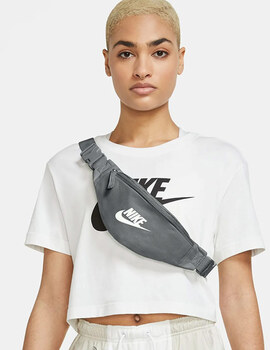 riñonera nike HERITAGE WAISTPACK, gris