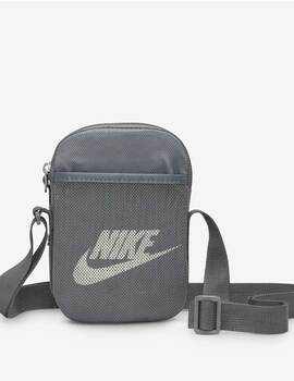 bandolera nike  HERITAGE CROSSBODY gris