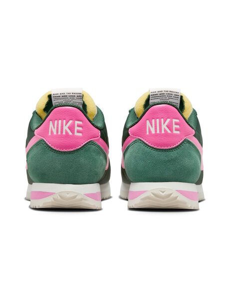 zapatilla nike mujer CORTEZ verde rosa