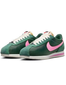 zapatilla nike mujer  CORTEZ , verde/rosa