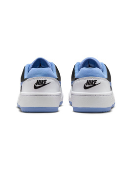 zapatilla nike junior FULL FORCE LOW, blanco/negro/celeste