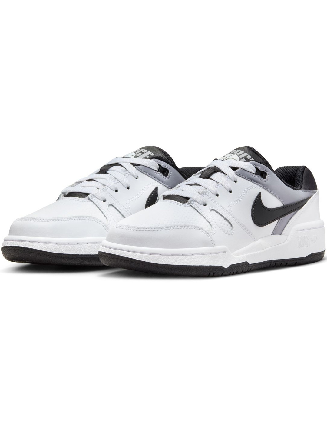 zapatilla nike junior  FULL FORCE LOW blanco/negro