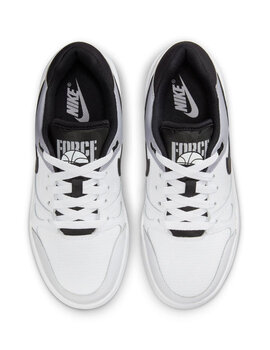 zapatilla nike junior  FULL FORCE LOW blanco/negro