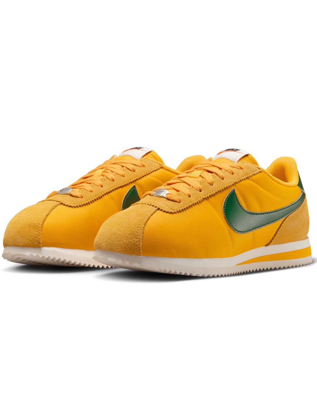 zapatilla mujer nike CORTEZ TEXTILE amarilla/verde