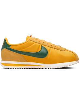 zapatilla mujer nike CORTEZ TEXTILE amarilla/verde