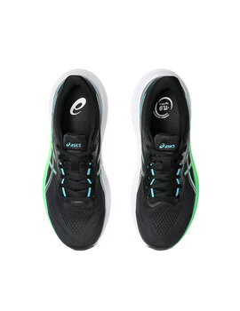 zapatilla running hombre asics GT-1000 13, negro/verde