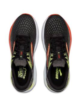 zapatilla hombre running Brooks GHOST 16, negro/naranja