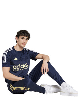 pantalón de chandal hombre adidas TIRO, azul/vainilla