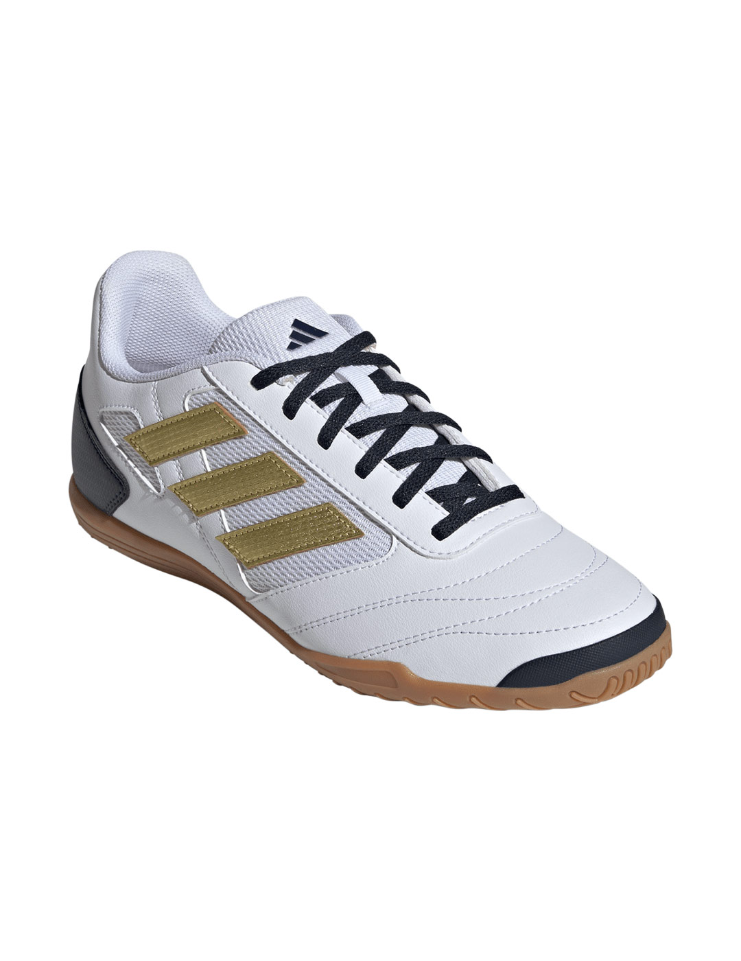 zapatilla hombre adidas SUPER SALA 2, blanco/oro/negro