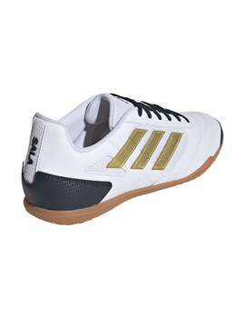 zapatilla hobre adidas SUPER SALA 2, blanco/oro/negro